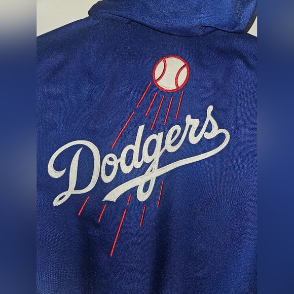 Los Angeles Dodgers JH Design Reversible Varsity style,Snap on Jacket, YTH Small - Picture 7 of 13